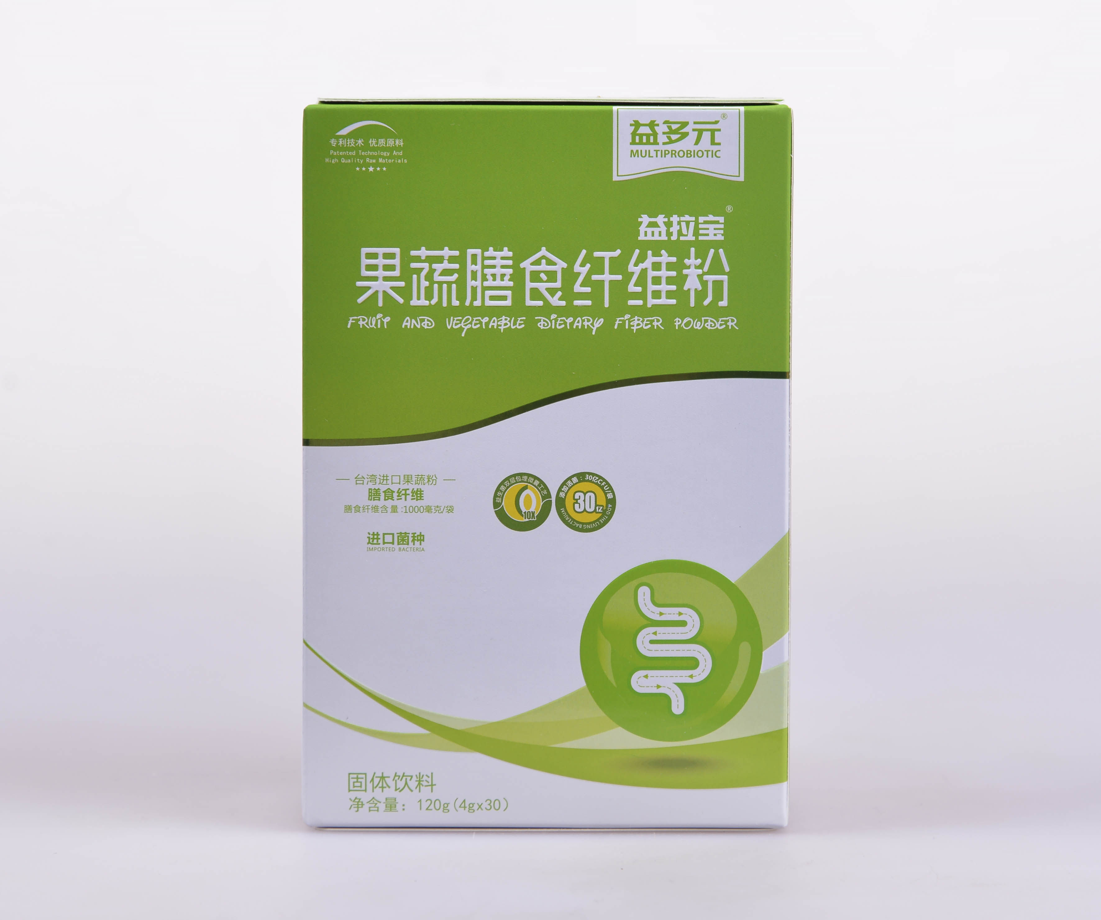 益多元双层包埋活性益生菌 益拉宝果蔬膳食纤维粉 台湾果蔬粉