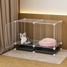 猫笼子家用室内小型猫咪猫窝带厕所超大自由空间幼猫别墅宠物清仓