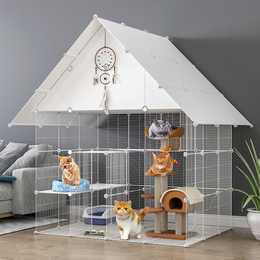 猫笼子家用超大自由空间猫咪宠物室内柜猫舍清仓小型猫窝猫笼别墅