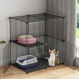 猫笼子家用室内别墅小型猫咪笼子宠物空笼幼猫窝超大自由空间猫舍