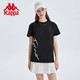 Kappa卡帕短袖2025新款夏季女七彩印花T恤运动休闲半袖K0C42TD20