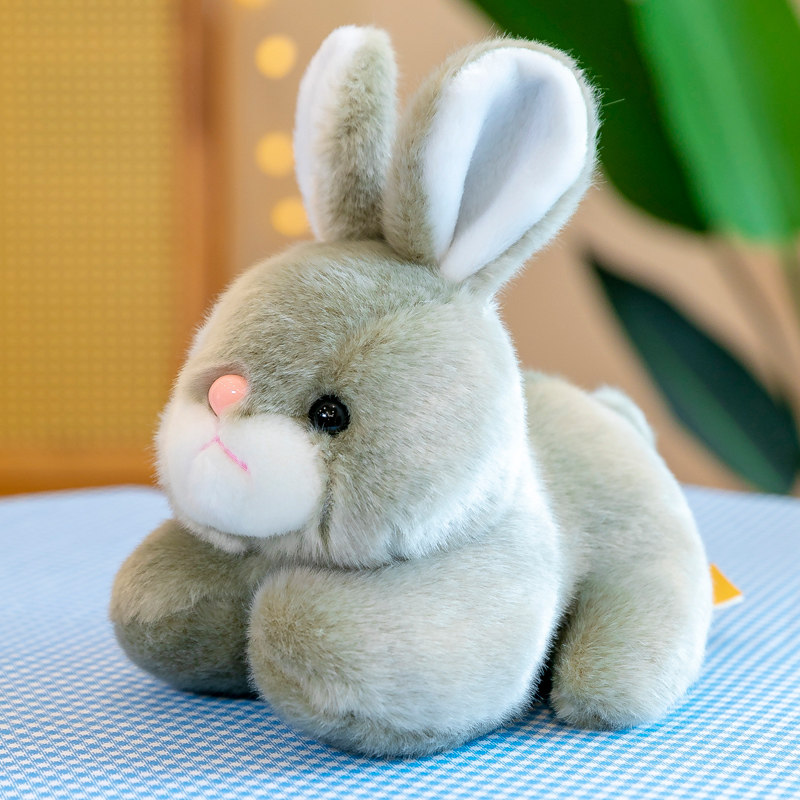 可爱仿真兔子毛绒玩具小白兔治愈系趴趴玩偶公仔儿童布娃娃礼物女