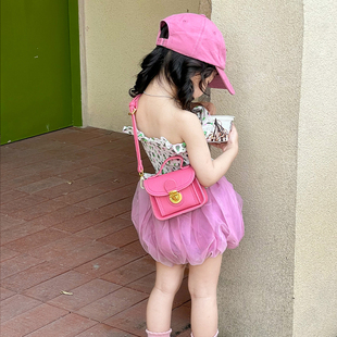 网红女童包包2023夏季新款洋气公主拎包时尚迷你零钱包宝宝斜挎包