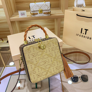 lvАfghi包包香港代购新款专柜方形包包洋气高品质女士小包气质女