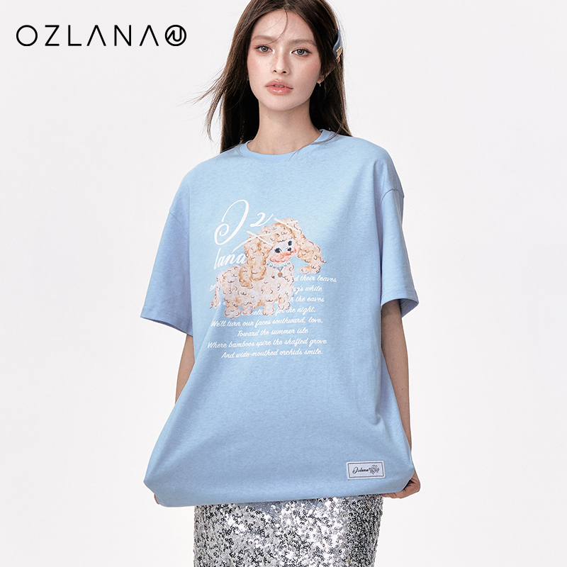 OZLANA2024夏新品圆领休闲