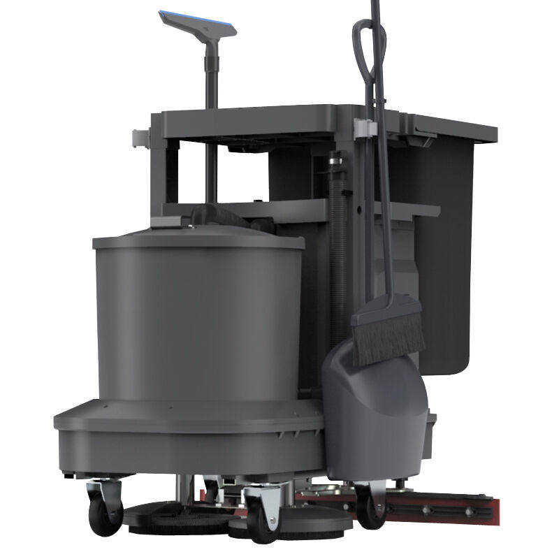 纳仕徳nsd-3045手推式洗地机工厂车间自动电动吸拖一体扫地机尘推