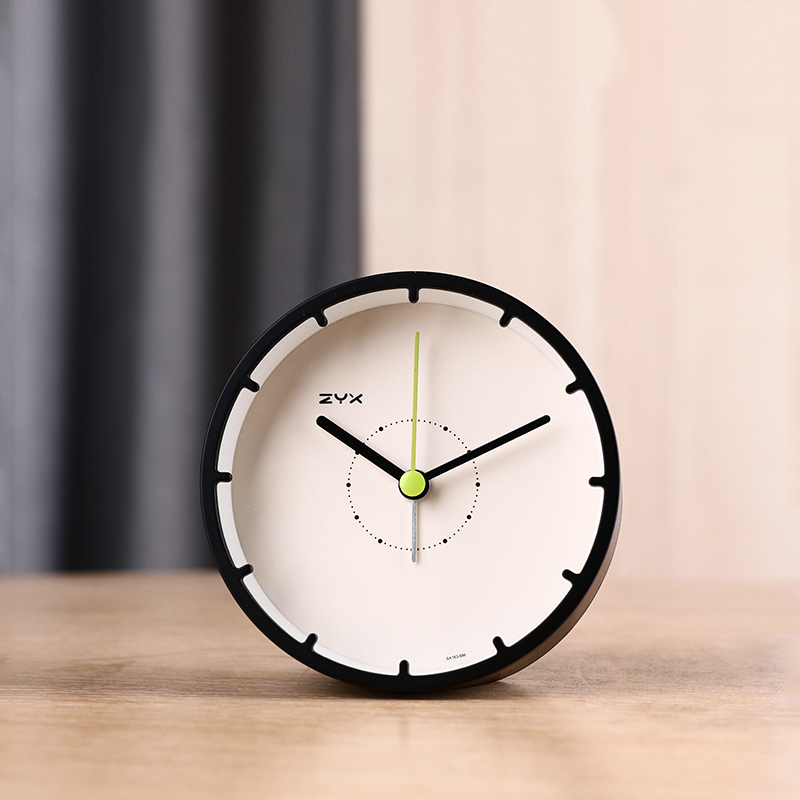 ins简约小闹钟北欧学生用宿舍不吵人桌面钟表2021新款儿童用时钟