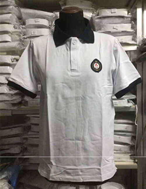 哈尔滨市德强中学纯棉半袖学校制定校服学生校服