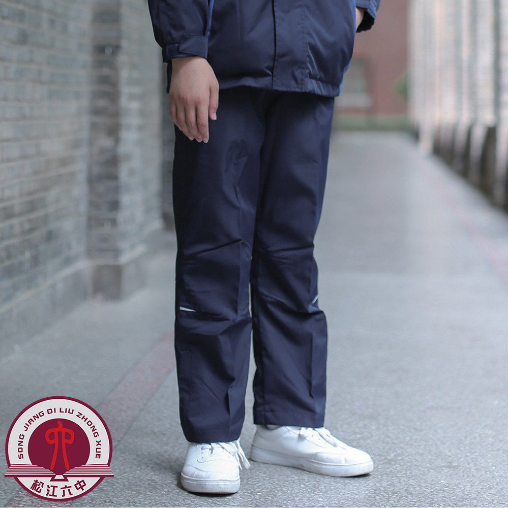 上海松江区校服松江六中潮流亚洲冬季冲锋男女校服