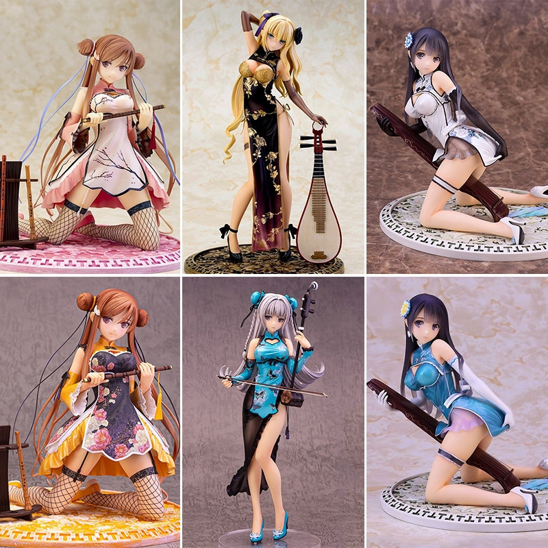 优质幻想动漫金莲琵琶手办古风旗袍春梅黛玉玉环昭君瓶儿模型摆件