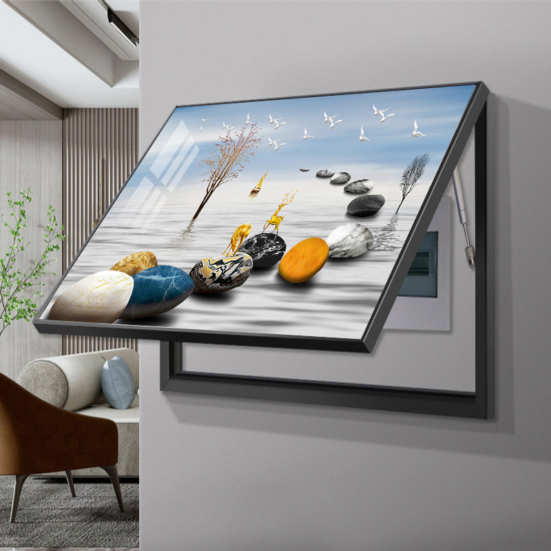 电箱盖板装饰画