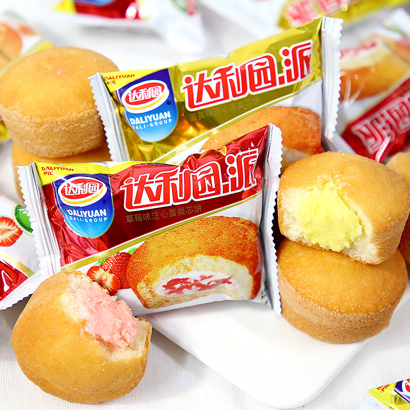蛋黄派整箱批发达利园