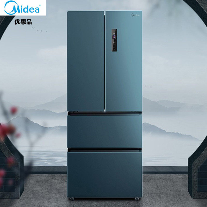 midea/美的 bcd-400wfpzm(e)多开门冰箱一级能效智能家电家用变频
