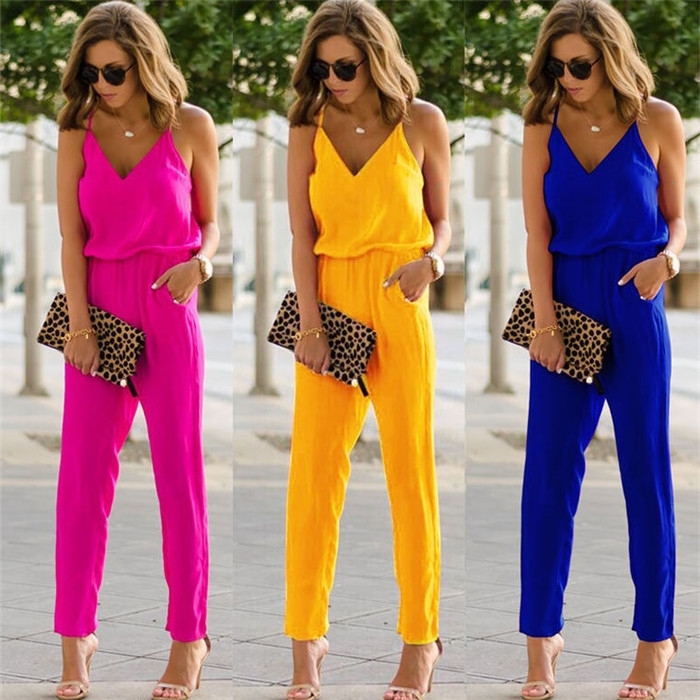 Casual Lady Summer Jumpsuits Long Pant Trousers Women Romper|ruв категории Женская одежда, брюки, брюки - от Buy2taobao.com для оказания профессиональной услуги покупки агента Taobao