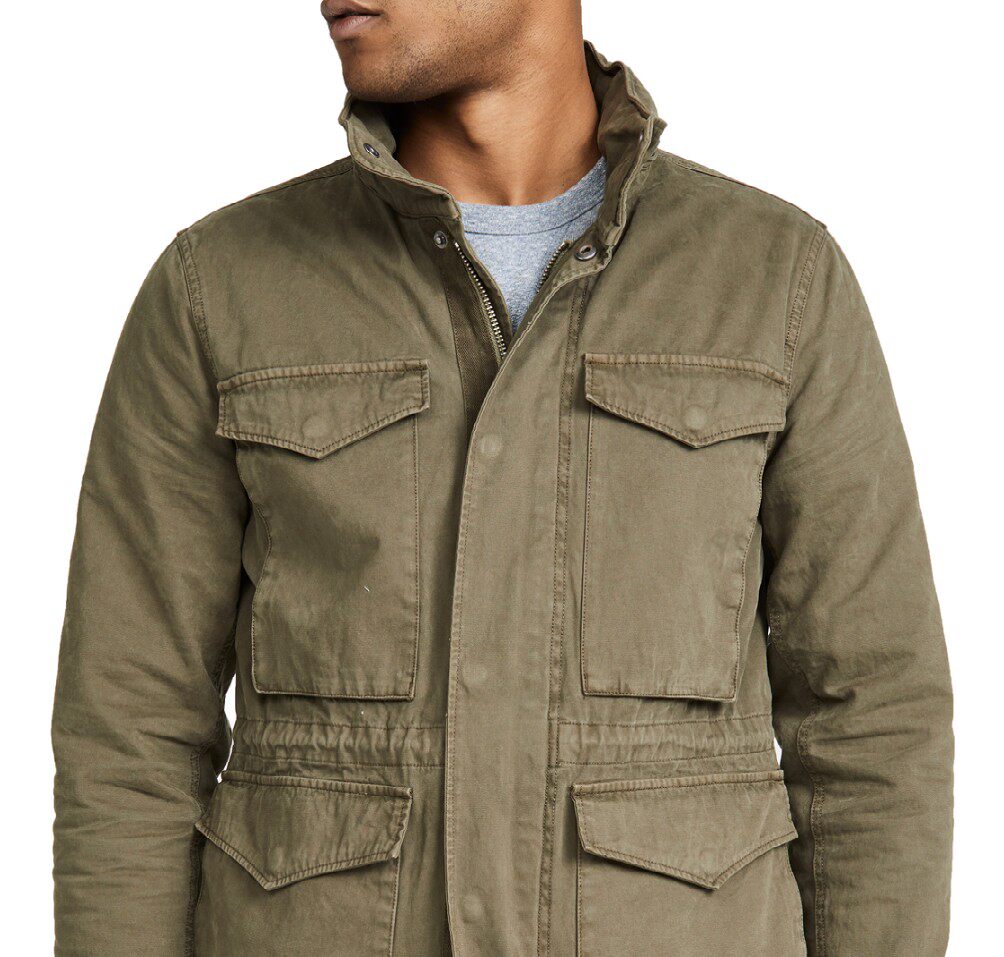 硬汉隐藏四袋m65折叠做旧成衣复古美式军版夹克