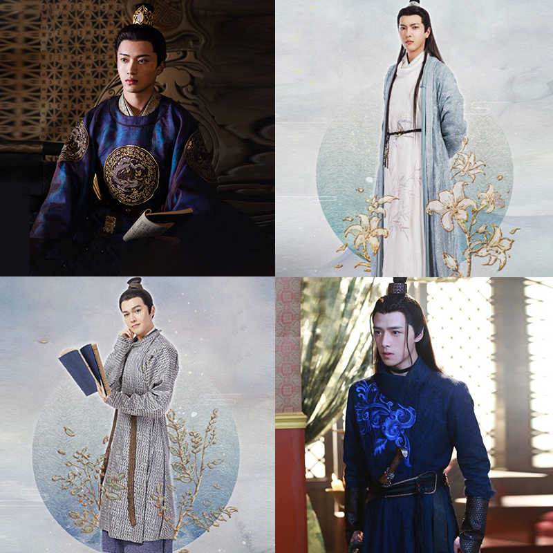 影视装唐朝男古装王爷大臣世子装书生服武侠侠客同款演出服