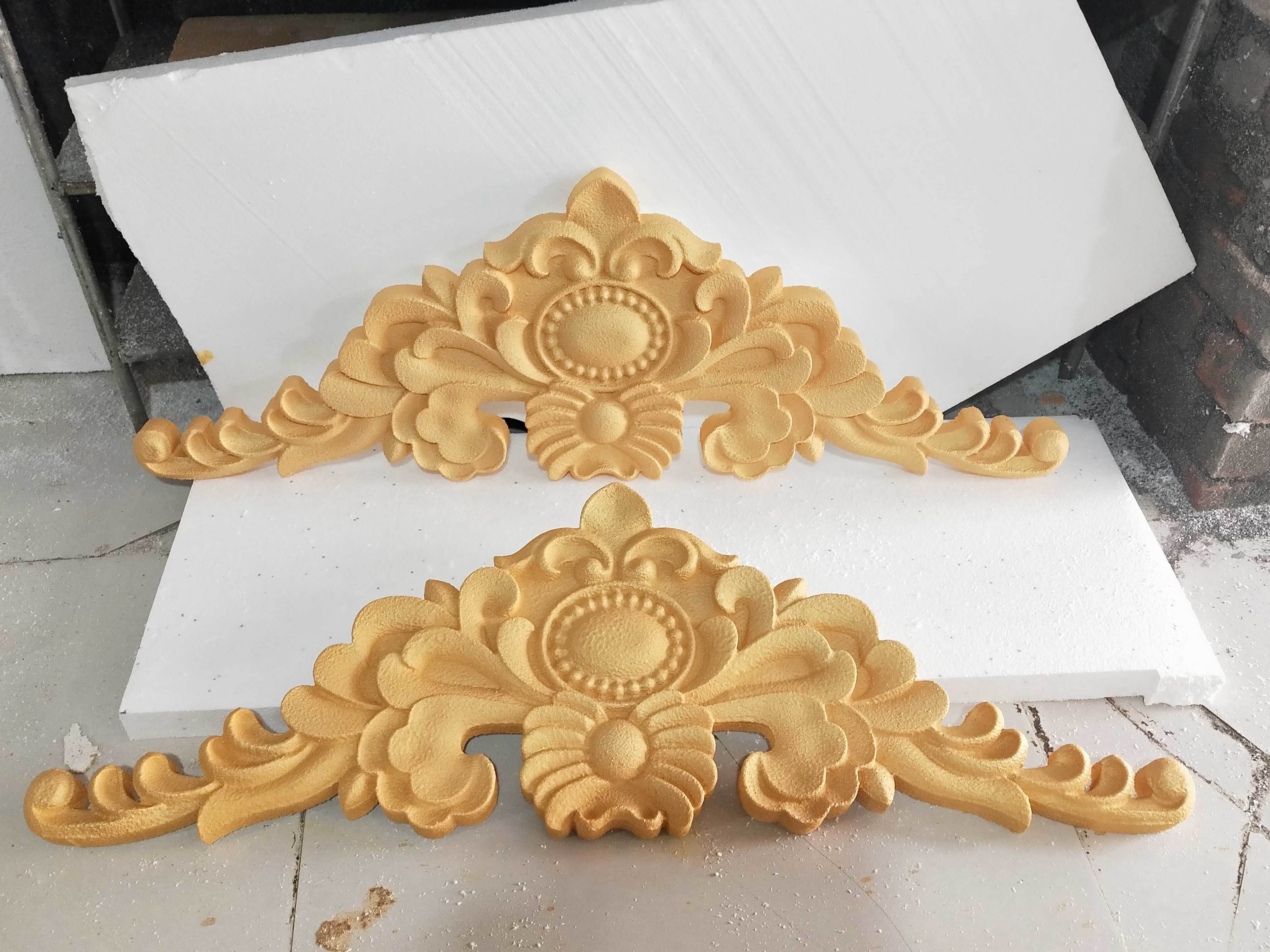 eps新款泡沫浮雕欧式别墅外墙装饰山花别墅门头浮雕花三角花