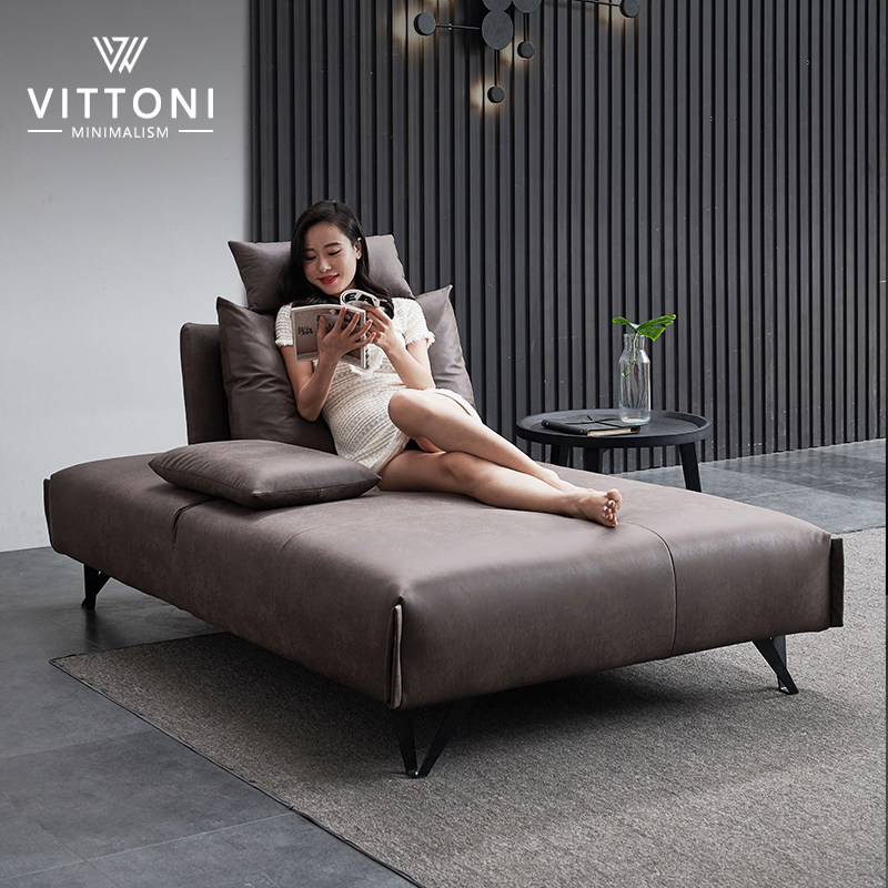 布艺贵妃椅轻奢太妃美人榻小户型网红休闲软包北欧简约现代贵妃椅