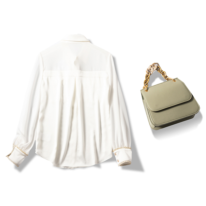 新款女装潮韩版时尚气质百搭长袖衬衫66220052 - mono原创设计师品牌