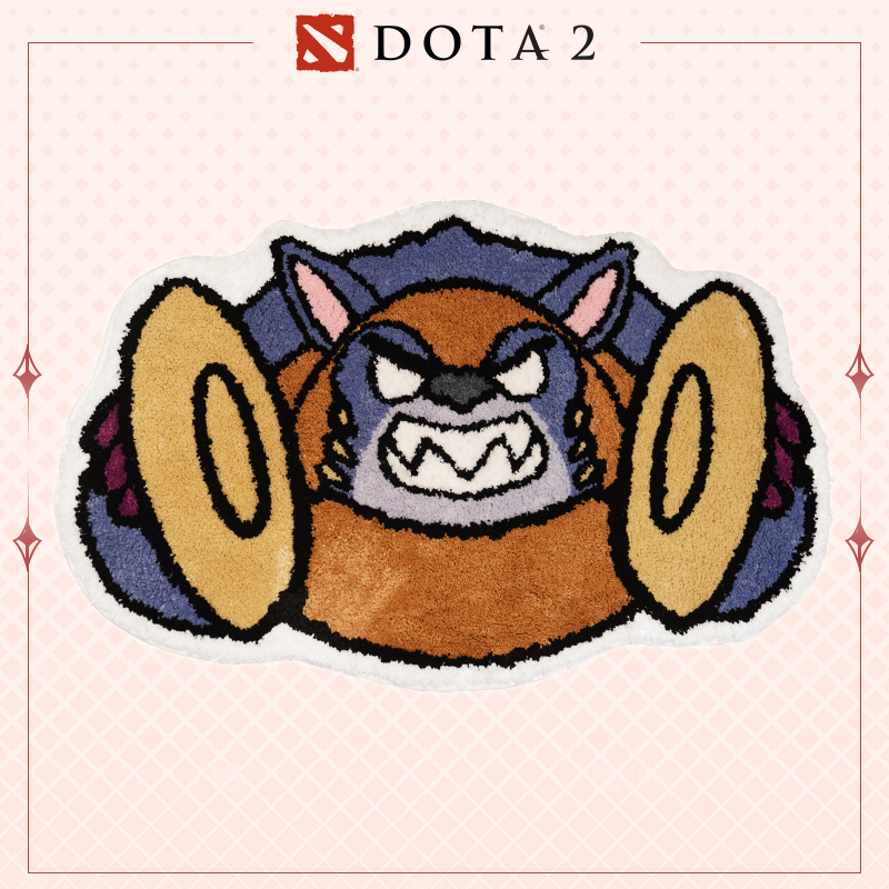 DOTA2周边 TI12新品地毯拍拍熊客厅刀塔熊战士完美世界电竞旗舰店