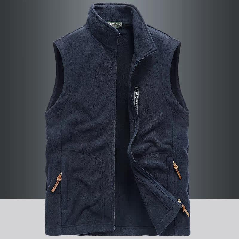 tidepeople抓绒马甲男休闲上衣春季男士背心运动摇粒绒坎肩外套潮