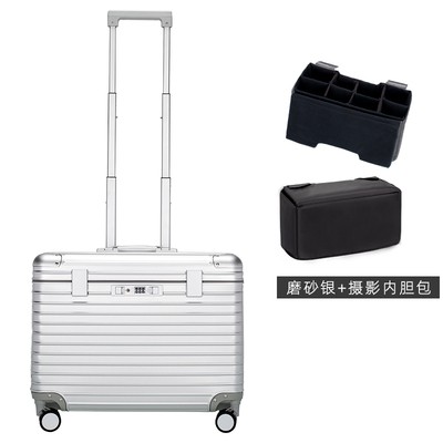 正品新款铝镁合金拉杆箱摄影相机箱行李箱旅行箱登机箱21寸器材工