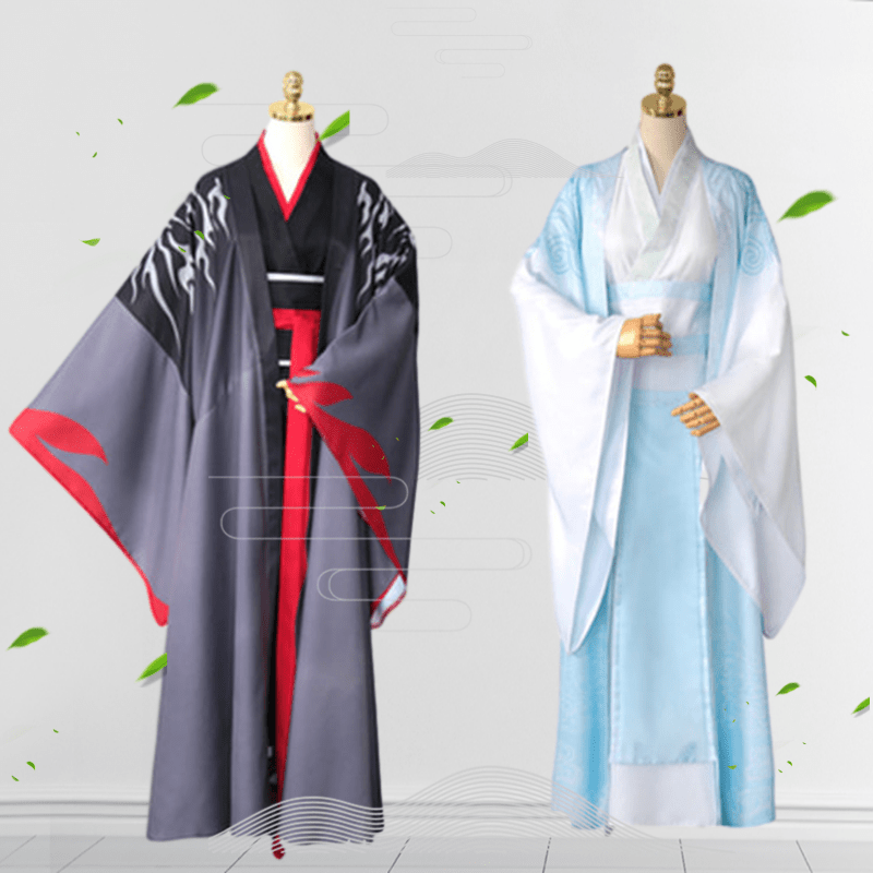 现货速发)魔道cos服祖师魏无羡夷陵老祖蓝忘机cos服假发鞋子套装在类目 模玩/动漫/周边/cos/桌游, Cosplay服饰/道具/服务, Cosplay男装中 - 来自Buy2taobao.com提供专业的淘宝代购服务