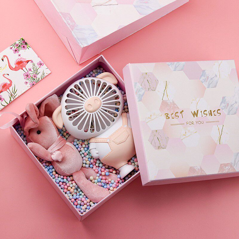 少女心爆棚的东西生日礼物女生实用创意闺蜜毕业小学生可爱的风扇