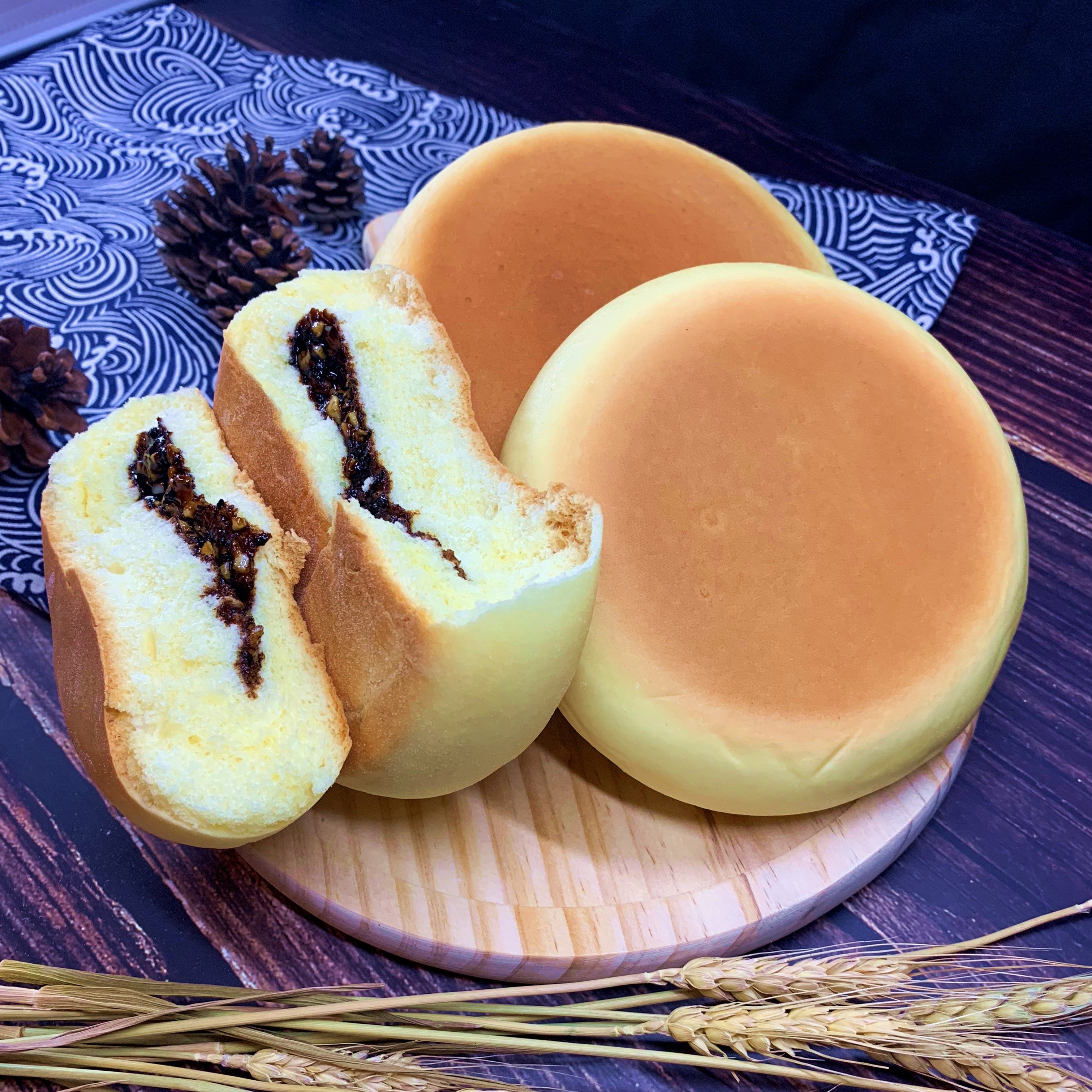 正宗威海特产乳山喜饼花生红糖芝麻馅大饼糕点手工传统老式小零食