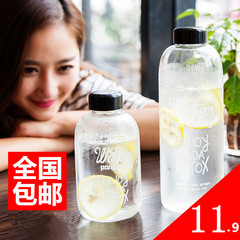 Pongdang water大容量韩版韩国玻璃杯透明水杯学生女杯子耐热水瓶