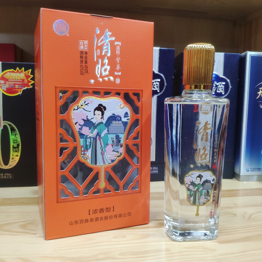 淘宝$108折后价$108山东济南特产 百脉泉酒泉城壹号34度 百脉泉清照34