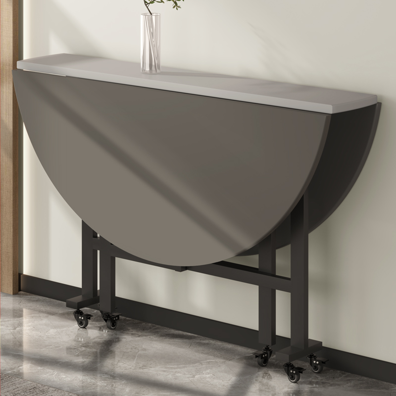 折叠圆桌家用10人餐桌小户型可折叠桌子多功能创意移动吃饭大圆桌