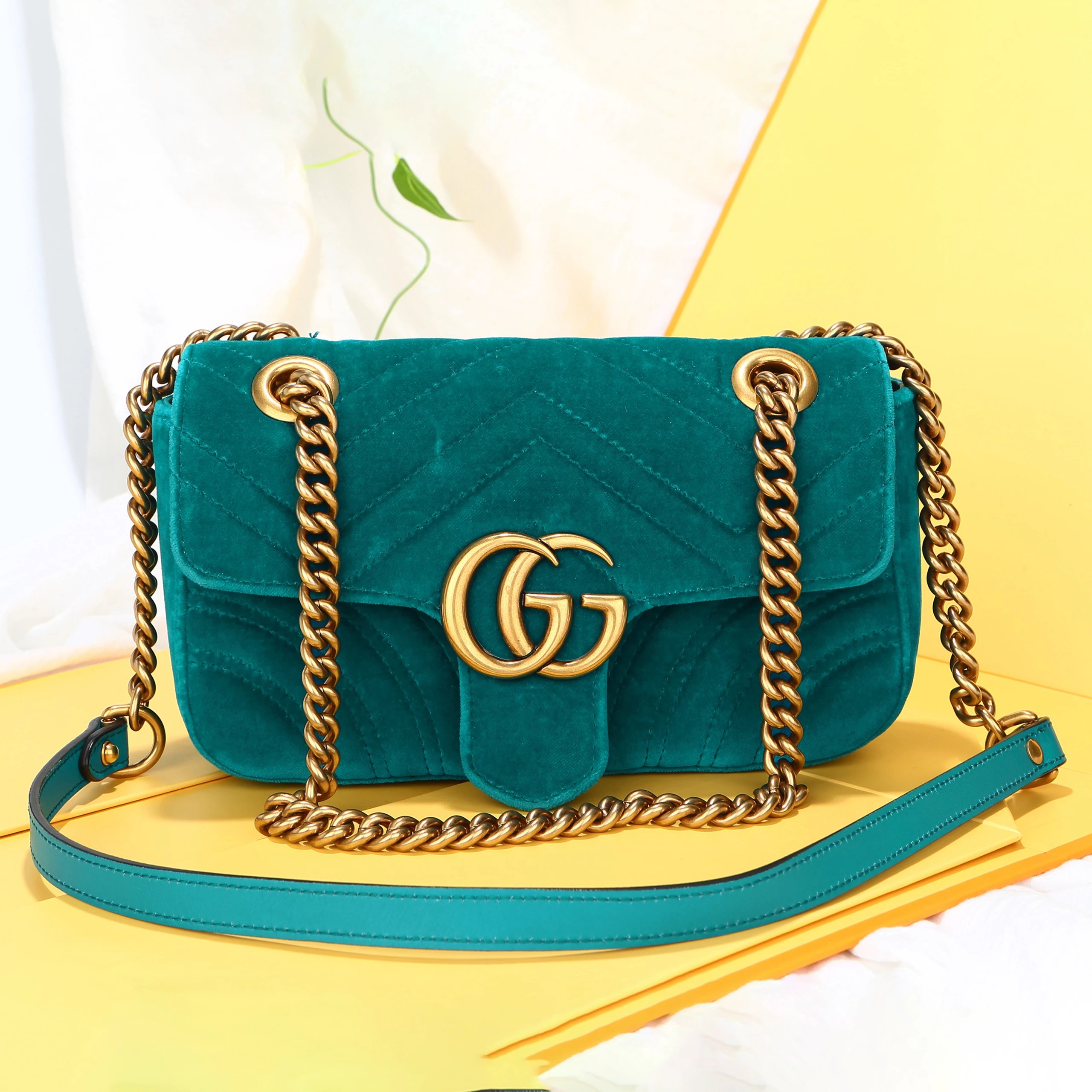 闲鱼优品GUCCI/古奇95新GG Marmont钴蓝色天鹅绒迷你手袋446744|ruв категории молочные продукты, кожаные сумки/продажи сумки/Мужчины сумку, Г - жа сумки - от Buy2taobao.com для оказания профессиональной услуги покупки агента Taobao