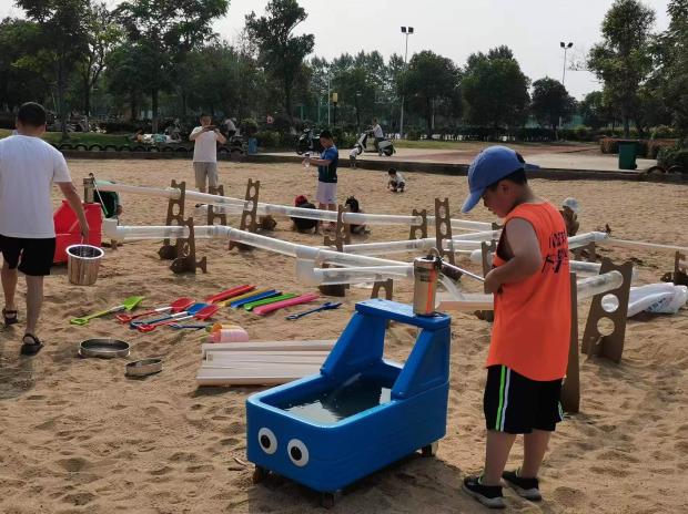 幼儿园沙水区玩水玩具儿童户外沙池戏水塑料管道支架配件压水设施
