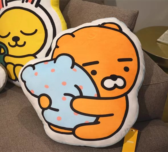 屁桃ryan狮子毛绒公仔抱枕靠垫沙发午睡枕包邮可爱卡通kakao卡|ruв категории домашний ткань, подушка/подушка - от Buy2taobao.com для оказания профессиональной услуги покупки агента Taobao