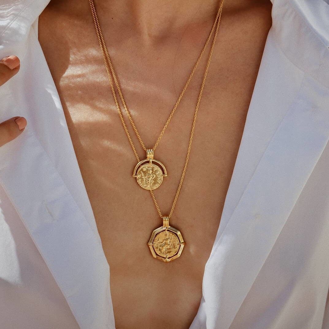 特价复古18k金项链