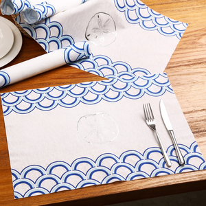 爱屋格林餐垫美式西餐垫一次性无尘纸餐垫20片懒人桌布欧式长方形