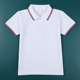夏季童装校服POLO短袖白色T恤男女童纯棉半袖班服中大童学生上衣
