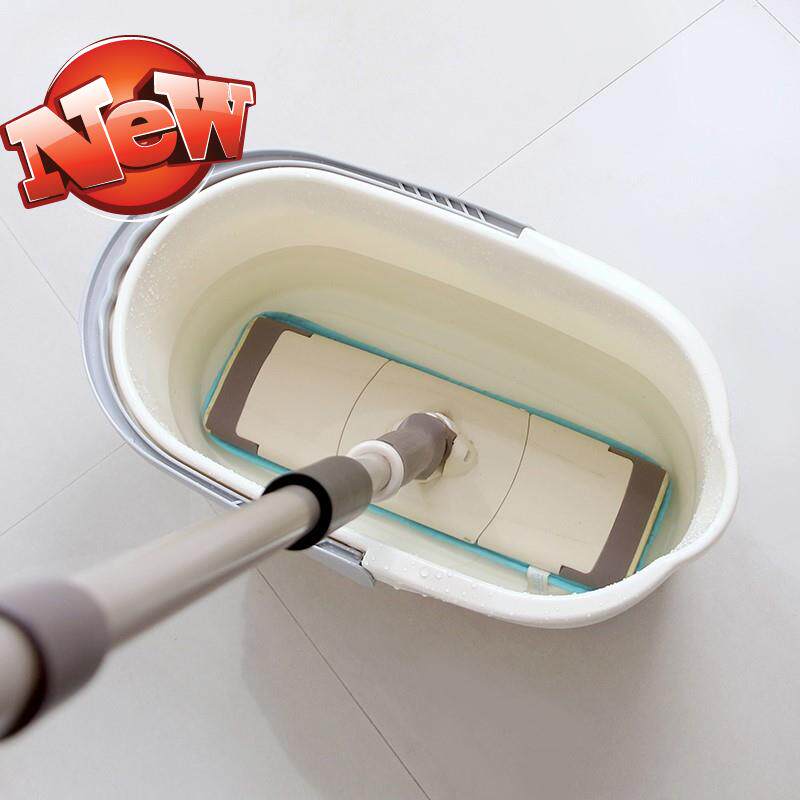 洗脱把桶长方型塑料海9绵拖把桶长方形家用加厚单桶洗拖布桶平板