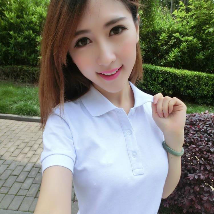 純白色翻領t恤女短袖polo衫純棉修身上衣2020新款韓版帶有領t體恤在類目 模玩/動漫/周邊/cos/桌遊, Cosplay服飾/道具/服務, Cosplay女裝中 - 來自Buy2taobao.com提供專業的淘寶代購服務