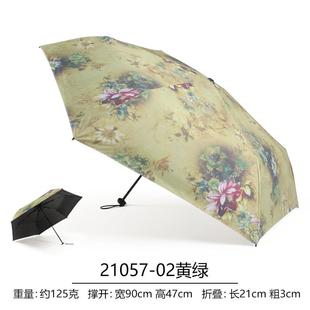 羽毛伞二两超轻便携小巧无黑胶太阳伞晴雨两用遮阳伞100克