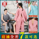 艾灸服前后中医汗蒸服女款理疗服艾灸衣服棉质开衫针灸开背按摩服
