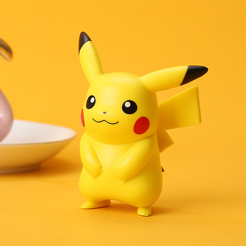 可爱皮卡丘汽车摆件正版授权数码宝贝公仔手办模型玩具车饰品车载