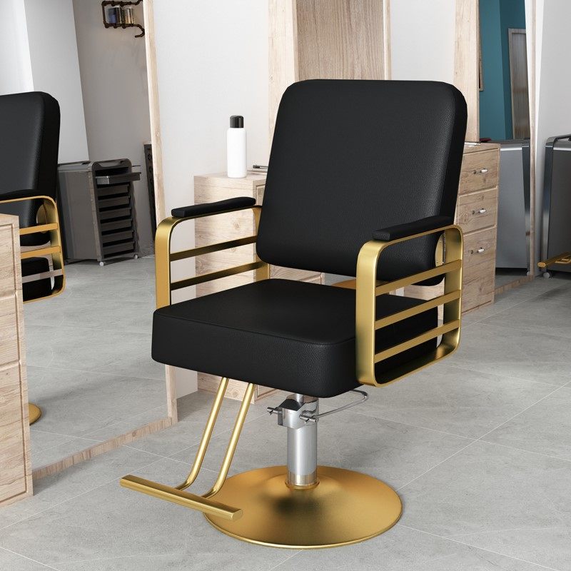 理发店椅子发廊专用美发椅子剪发凳子网红高档升降烫染座椅可放倒