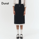 Dunst2024春季新款层叠式直筒半裙女士高腰显瘦H字裙UDSK3A205