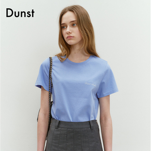 Dunst2024夏季新品基础款LOGOT恤仲夏夜之梦短袖女半袖UDTS4B227