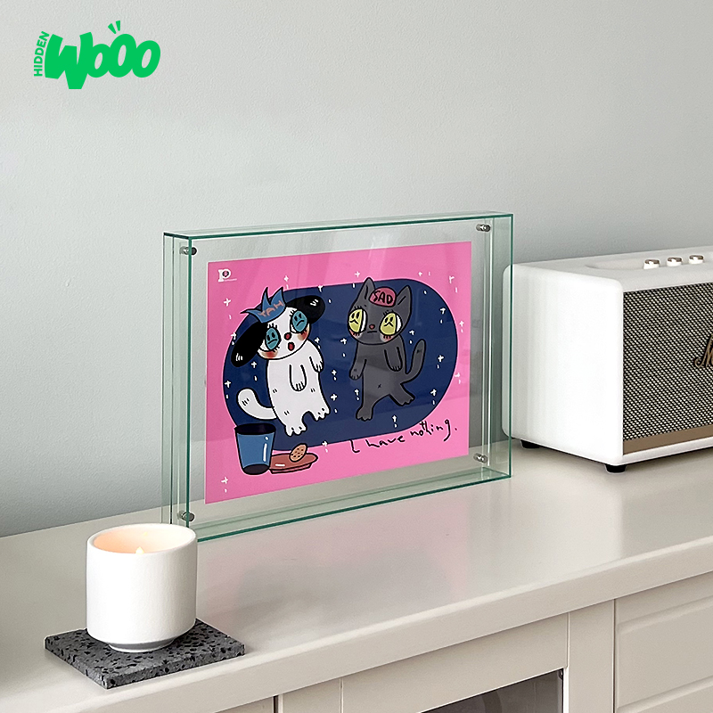 HOWstore Artists Agan CATPUPPY&MI Limited print"I HAVE NOTHING "in the Play mode/Anime/Periphery/cos/Board games , 艺术家潮玩, 海报/色纸 category - from Buy2taobao.com to provide professional Taobao agent buy service