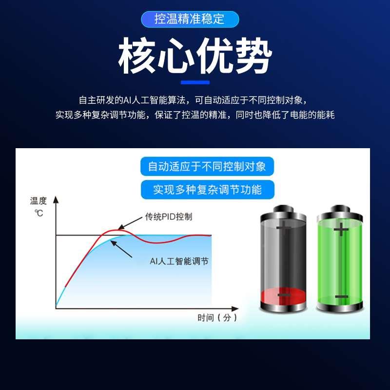 汇邦4路温采模块导轨智能P制ID温度控器plc4控85通QJJ讯模拟量集