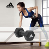 Adidas阿迪達斯啞鈴女男士家用包膠健身啞鈴單個圓頭瘦臂塑身亞鈴 Adidas阿迪達斯啞鈴女男士家用包膠健身啞鈴單個圓頭瘦臂塑身亞鈴