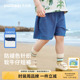 [防褪色软牛仔裤]齐齐熊宝宝裤子夏季男童短裤夏款2025新款儿童女